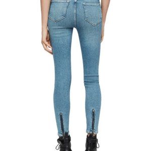 All Saints Grace Ankle Zip Jeans | Size 25
